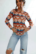 Aztec Sheer Top