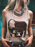 Hereford Bull tank top