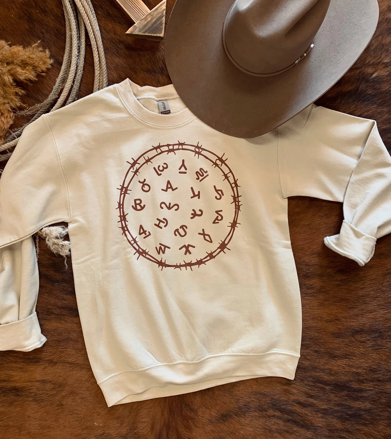 Cattle Brand sweatshirt
