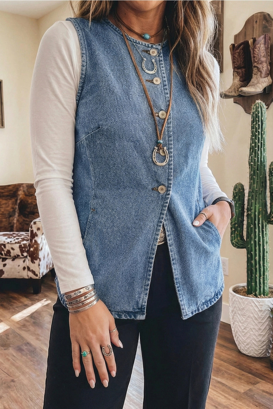 Denim Vest